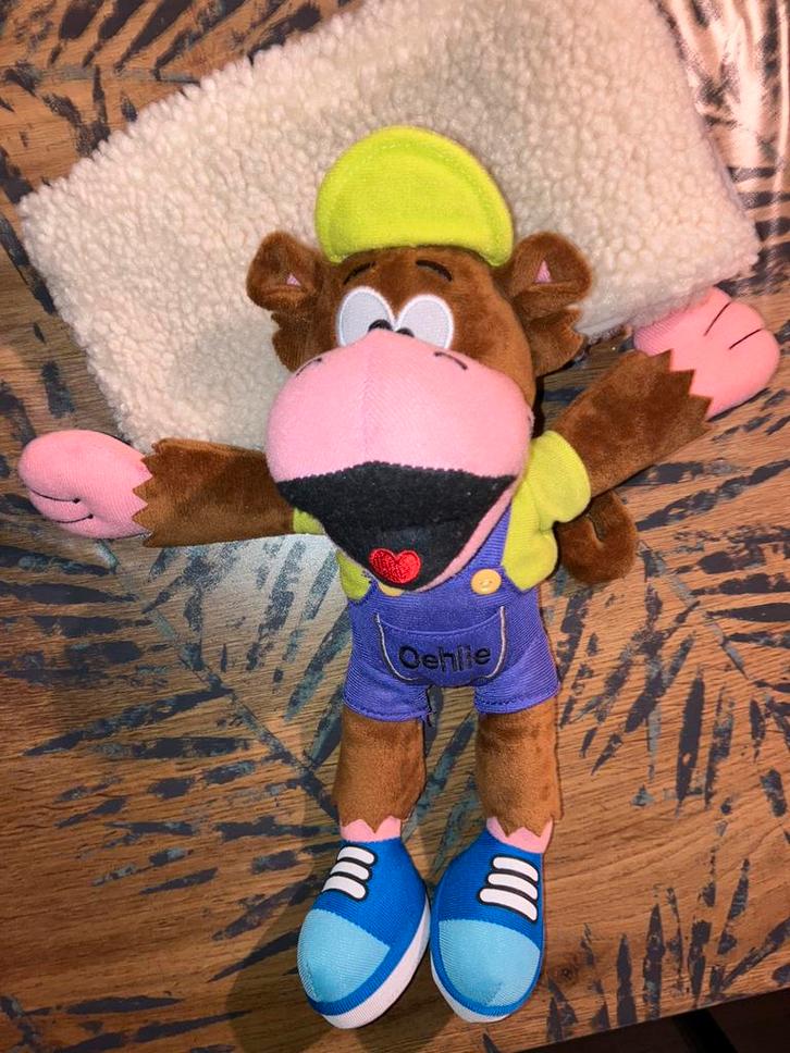 NIEUW: Oehlie Monkey Town knuffel, Kinderen en Baby's, Speelgoed | Knuffels en Pluche, Nieuw, Overige typen, Ophalen of Verzenden