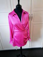 Supermooi glanzend roze jurkje van zara, Zara, Ophalen of Verzenden, Roze, Maat 36 (S)