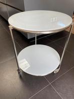 Bijzettafel, Huis en Inrichting, Tafels | Bijzettafels, Minder dan 55 cm, Rond, Ophalen, 45 tot 60 cm