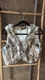 Bont bodywarmer, Kleding | Dames, Ophalen of Verzenden, Zo goed als nieuw, Maat 46/48 (XL) of groter, Beige