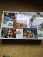 King Kerstpuzzels 5x 1000 stukjes, Ophalen, 500 t/m 1500 stukjes, Zo goed als nieuw, Legpuzzel
