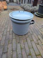 Ketel met deksel emaillen groot, Ophalen, Overige materialen, Gebruikt, Minder dan 60 cm