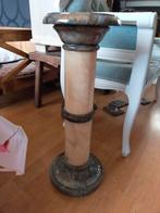Marmeren plantenzuil zuil piëdestal, Huis en Inrichting, Woonaccessoires | Zuilen en Pilaren, Ophalen, Gebruikt