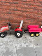 Trap trekker met aanhanger, Kinderen en Baby's, Speelgoed | Buiten | Skelters, Ophalen of Verzenden, Gebruikt, Overige merken