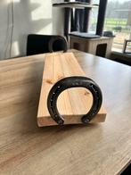 Hoefijzer Borrelplank - Uniek en Handgemaakt, Ophalen of Verzenden, Nieuw, Rechthoekig, Hout