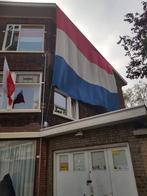 NEDERLANDSE VLAG VAN. 5X6 METER. BLIKVANGER VOOR HET E.K., Zo goed als nieuw, Ophalen