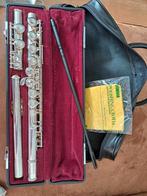 Zilveren dwarsfluit van Yamaha, Muziek en Instrumenten, Blaasinstrumenten | Dwarsfluiten en Piccolo's, Gebruikt, Ophalen of Verzenden