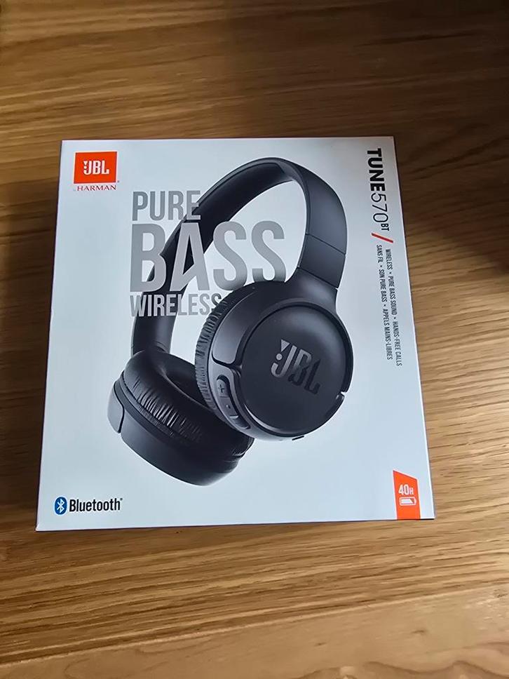 JBL Tune 570BT Draadloze Koptelefoon - Nieuwstaat!, Audio, Tv en Foto, Koptelefoons, Nieuw, Op oor (supra aural), Overige merken