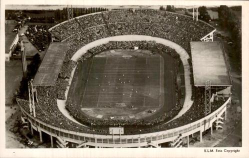 Amsterdam - Olympisch Stadion, Verzamelen, Ansichtkaarten | Nederland, Gelopen, Noord-Holland, 1940 tot 1960, Ophalen of Verzenden