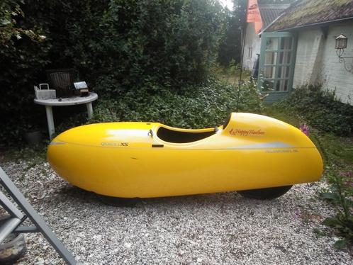velomobiel quest xs - erg weinig in gereden, Fietsen en Brommers, Fietsen | Ligfietsen, Zo goed als nieuw, Bovenstuur, Cabine
