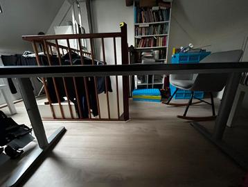 Bureau Ikea Galant antrhaciet 160x80cm, t-poten - afbeelding 1