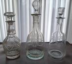 3 Antieke Karaffen uit 1850, Antiek en Kunst, Antiek | Glas en Kristal, Ophalen of Verzenden