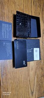 Montblanc kaarthouder, Sieraden, Tassen en Uiterlijk, Portemonnees, Ophalen of Verzenden, Nieuw, Zwart