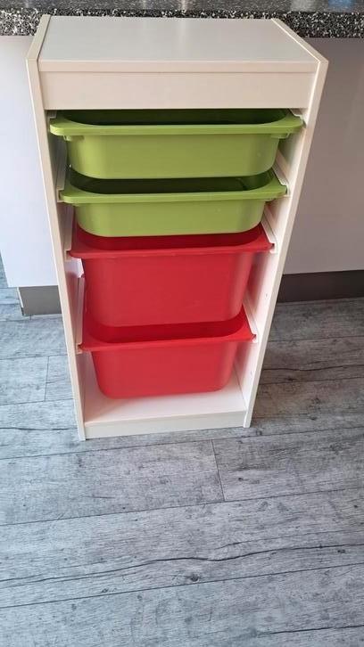 IKEA TROFAST KAST MET BAKKEN, Huis en Inrichting, Kasten | Schoenenkasten, Zo goed als nieuw, Ophalen
