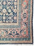 Handmade Persian wool Tabriz carpet runner faded 148x300cm, Persian Perzisch vintage oosters hype, Crème, Gebruikt, 100 tot 150 cm