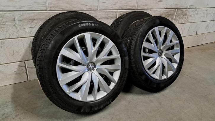 Winterbanden Peugeot 308 407 508 Partner Berlingo 205/55/16, Auto-onderdelen, Banden en Velgen, Banden en Velgen, Winterbanden