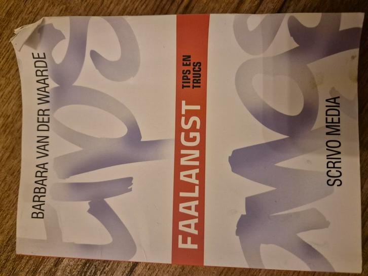 Barbara van der Waarde - Faalangst, Boeken, Zwangerschap en Opvoeding, Zo goed als nieuw, Zwangerschap en Bevalling, Ophalen of Verzenden