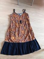 Vögele bruin zwarte jurk, maat 40, Kleding | Dames, Maat 38/40 (M), Bruin, Ophalen of Verzenden, Zo goed als nieuw