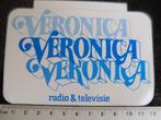 sticker veronica radio & televisie logo tv, Verzenden, Zo goed als nieuw, Film, Tv of Omroep