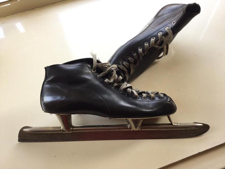 Originele “Nooitgedagt - Noren” + leren ijzer bescherming., Sport en Fitness, Schaatsen, Gebruikt, Noren, Overige merken, Ophalen of Verzenden