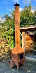 Reny Bijuga Buitenkachel Cortenstaal, Ophalen, Zo goed als nieuw