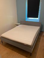 Ikea Slattum Bed + Matras, Ophalen, Tweepersoons, 140 cm, Zo goed als nieuw