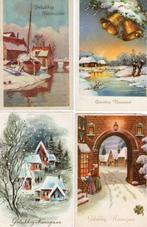 kerstkaart, Verzamelen, Ansichtkaarten | Themakaarten, Verzenden, Gelopen, Feest(dag)