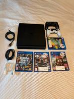 Ps4 compleet + games, Spelcomputers en Games, Spelcomputers | Sony PlayStation 4, Met 2 controllers, Ophalen of Verzenden, Zo goed als nieuw