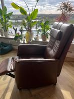 Leren Relax fauteuil, sta op stoel leer electrisch, Ophalen of Verzenden, Zo goed als nieuw, Leer, 75 tot 100 cm