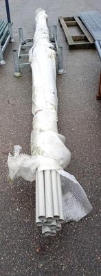 Buizen rond 42 mm x 6 meter. Grijs RAl 7030, Ophalen, Nieuw, IJzer, Gaashekwerk