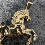 14 karaat gouden kettinghanger paard model 3D, Sieraden, Tassen en Uiterlijk, Kettinghangers, Ophalen of Verzenden, Nieuw, Goud