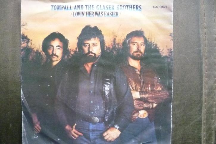 tompall and the glaser brothers - lovin her was easier, Cd's en Dvd's, Vinyl Singles, Zo goed als nieuw, Single, Country en Western