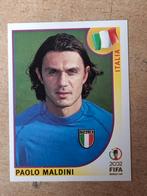 Panini WK 2002 Paolo Maldini Italië voetbalplaatje, Verzamelen, Ophalen of Verzenden, Zo goed als nieuw, Buitenlandse clubs, Poster, Plaatje of Sticker