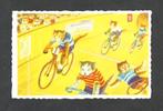 Poezenkaart Wielrennen Wedstrijd Rob de Kater., Verzamelen, Ansichtkaarten | Dieren, Ophalen of Verzenden, 1960 tot 1980, Gelopen