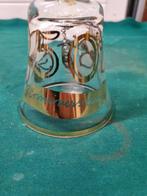 tafelbel kristal 50 jaar met bladgoud, Ophalen of Verzenden, 'T Olde Gre-j, Info@toldegrej.nl, Endepoelstraat 20f Didam