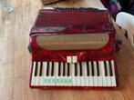 Vintage Optella Accordeon - Oud maar werkt!, Muziek en Instrumenten, Accordeons, Overige merken, Gebruikt, Met riemen, Overige formaten