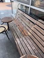 2 terras banken, Tuin en Terras, Tuinbanken, Ophalen, Gebruikt, Hout