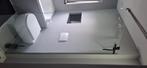 Douchewand met stabilisatiestang, Doe-het-zelf en Verbouw, Sanitair, Ophalen, Gebruikt, Rvs, Douche