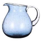 Karaf Blue waterkan blauw en/of glaasjes Blue, Huis en Inrichting, Keuken | Servies, Glas of Glazen, Verzenden, Nieuw, Glas