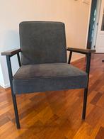 Grijze / antraciet fauteuil met armleuningen, Ophalen, Gebruikt, Eén, Stof