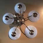 Kroonluchters Lamp, wit melkglas (italiaans), Huis en Inrichting, Lampen | Tafellampen, Ophalen, Klassiek, Minder dan 50 cm, Glas