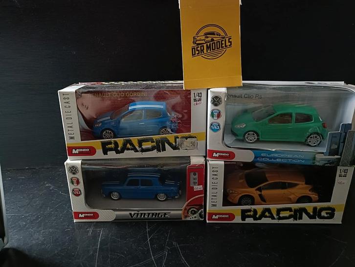 1:43  modellen Renault, Verzamelen, Speelgoed, Zo goed als nieuw, Ophalen of Verzenden