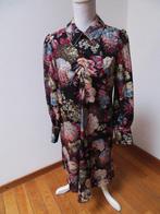 X31 TARA JARMON aparte jurk zwart roze blauw 44 = 38 Ned, Kleding | Dames, Jurken, Maat 38/40 (M), Tara Jarmon, Zwart, Ophalen of Verzenden