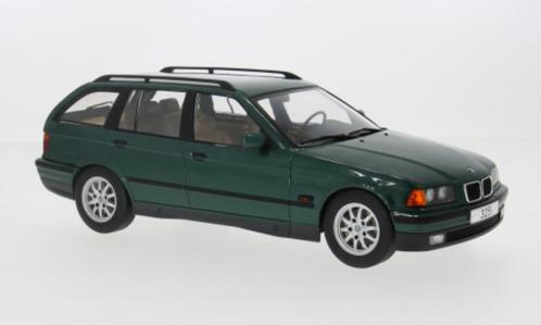 Jsn MCG 1:18 BMW 3er (E36) Touring 1995 donkergroen, Hobby en Vrije tijd, Modelauto's | 1:18, Nieuw, Auto, Overige merken, Ophalen of Verzenden