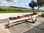 Unieke kano - 6 mtr. Met ingebouwde motor - kanweg ,koopje !, Watersport en Boten, Ophalen of Verzenden, Gebruikt, Twee personen