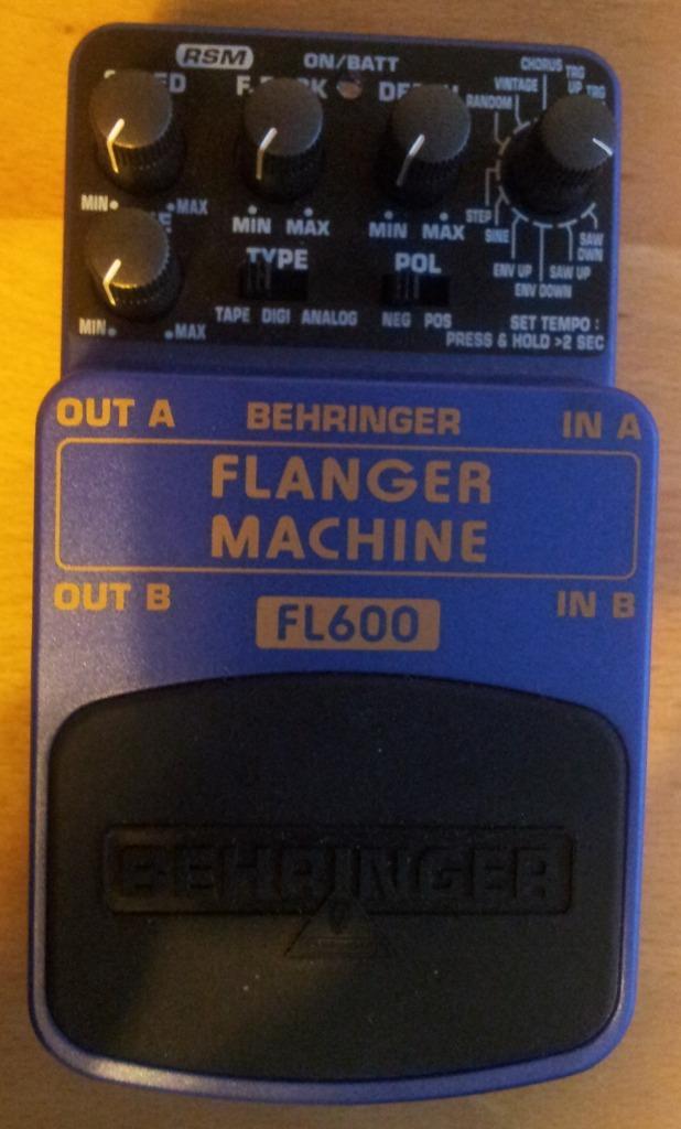Behringer flanger machine fl600. Zeldzaam!, Muziek en Instrumenten, Effecten, Zo goed als nieuw, Chorus, Delay of Echo, Distortion, Overdrive of Fuzz