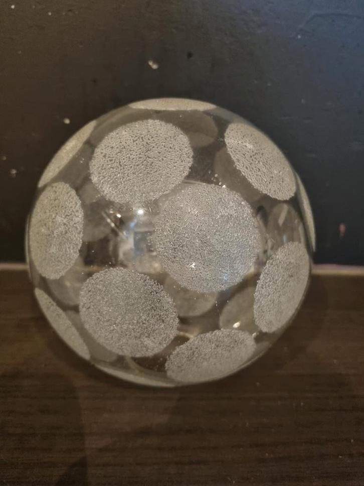 Murano Bol Lamp - Uniek Design, Huis en Inrichting, Lampen | Lampenkappen, Gebruikt, Minder dan 25 cm, Rond, Wit, Overige kleuren