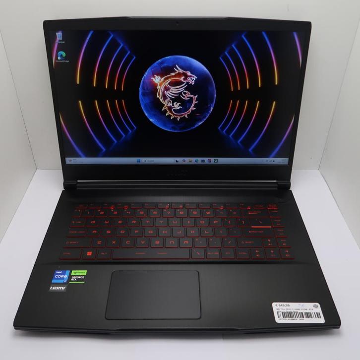MSI Thin GF63 i7/ 24GB/ 512GB / RTX 4050 | in Goede Staat, Computers en Software, Windows Laptops, Zo goed als nieuw