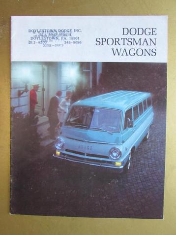 1968 DODGE Sportsman Wagons brochure, Engels
