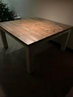 Eettafel robuust 150x150, Huis en Inrichting, Tafels | Eettafels, 100 tot 150 cm, 100 tot 150 cm, Gebruikt, Overige houtsoorten